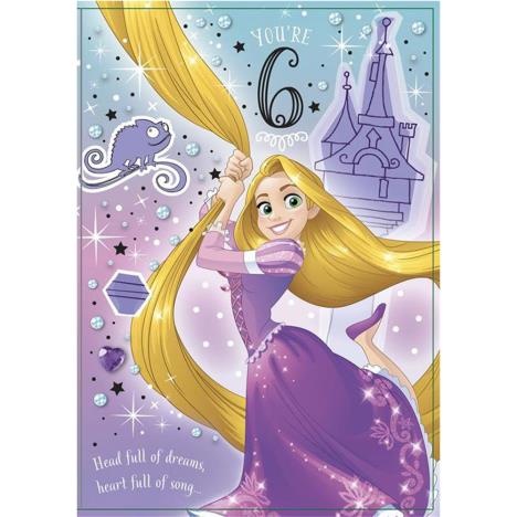 6th Birthday Rapunzel Disney Princess Birthday Card £1.85